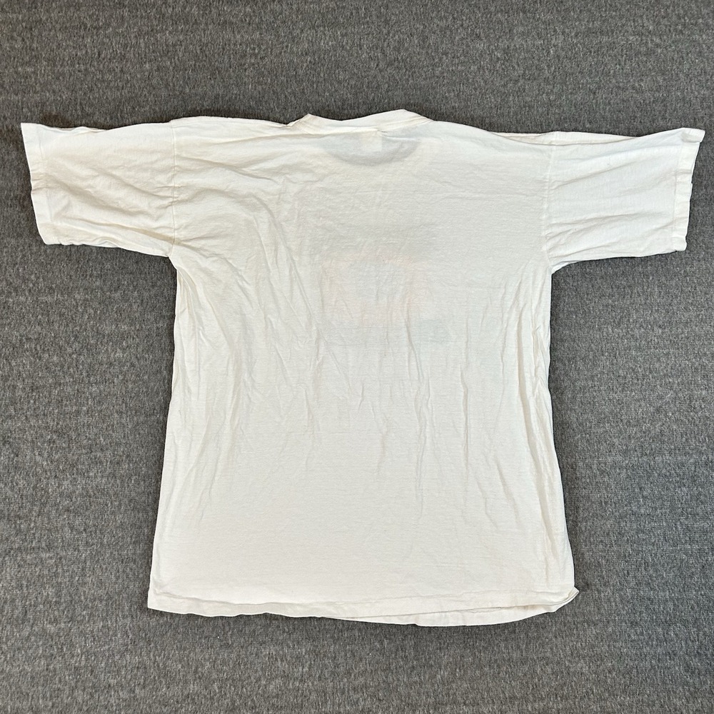 VTG Happy Halloween Old Navy 1995 Shirt Mens "Large" White Single Stitch Y2K - Picture 5 of 7